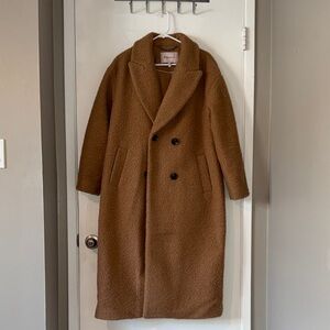 BCBGeneration Women’s Double Breasted Boucle Long Coat - M